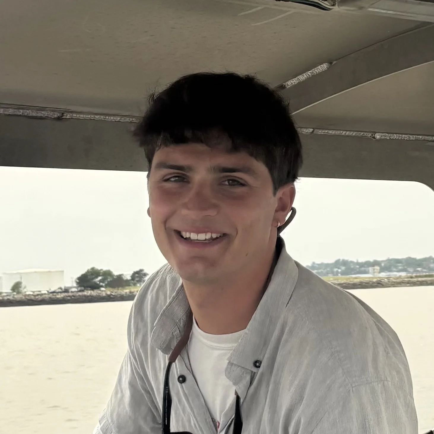 Luke, crew member at Fogg's Water Taxi, Portland Maine