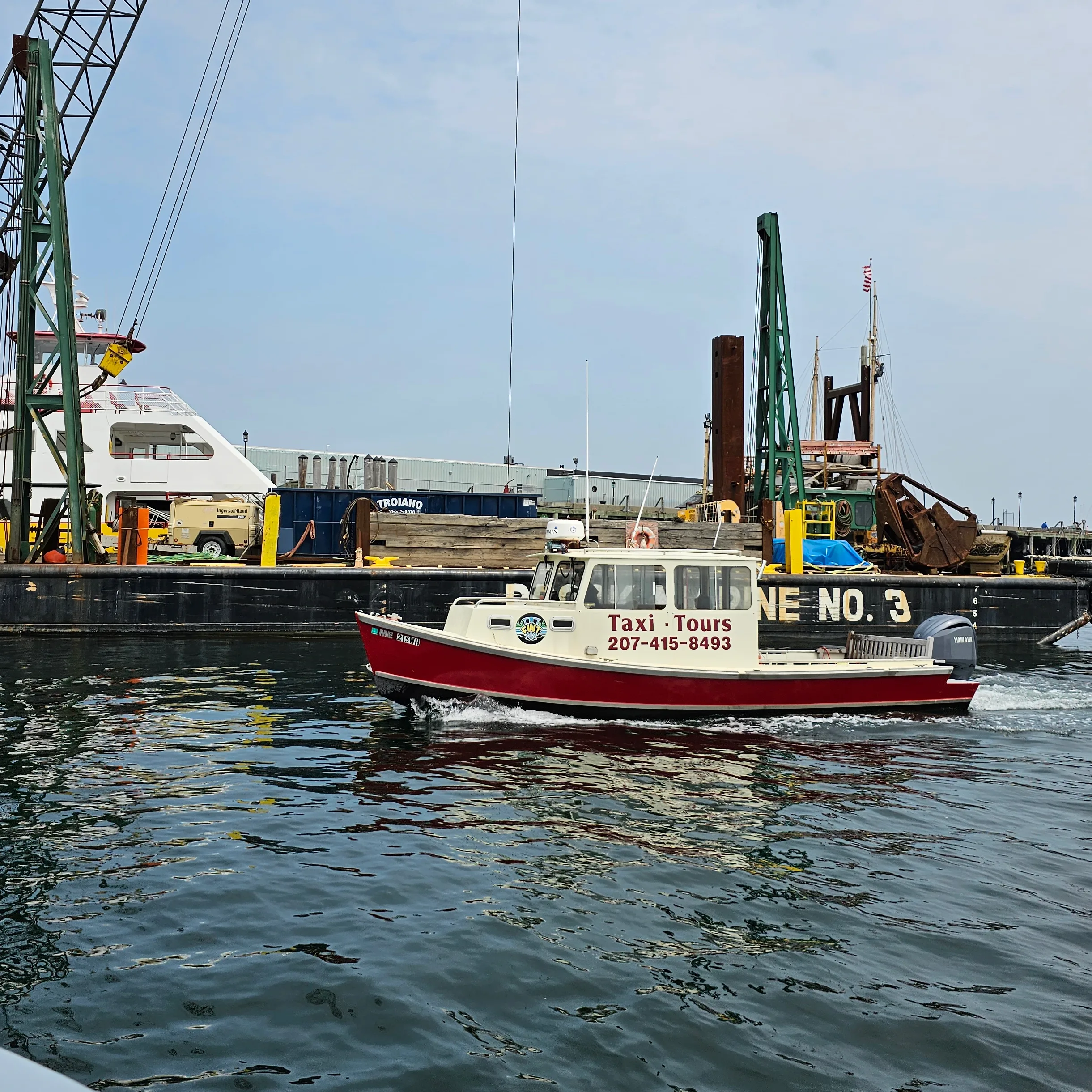 Fogg's Water Taxi on Portland Harbor